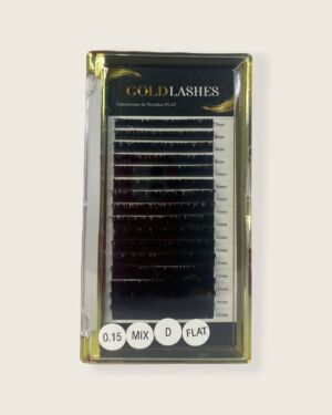 Blister Gold Lashes Flat MIX