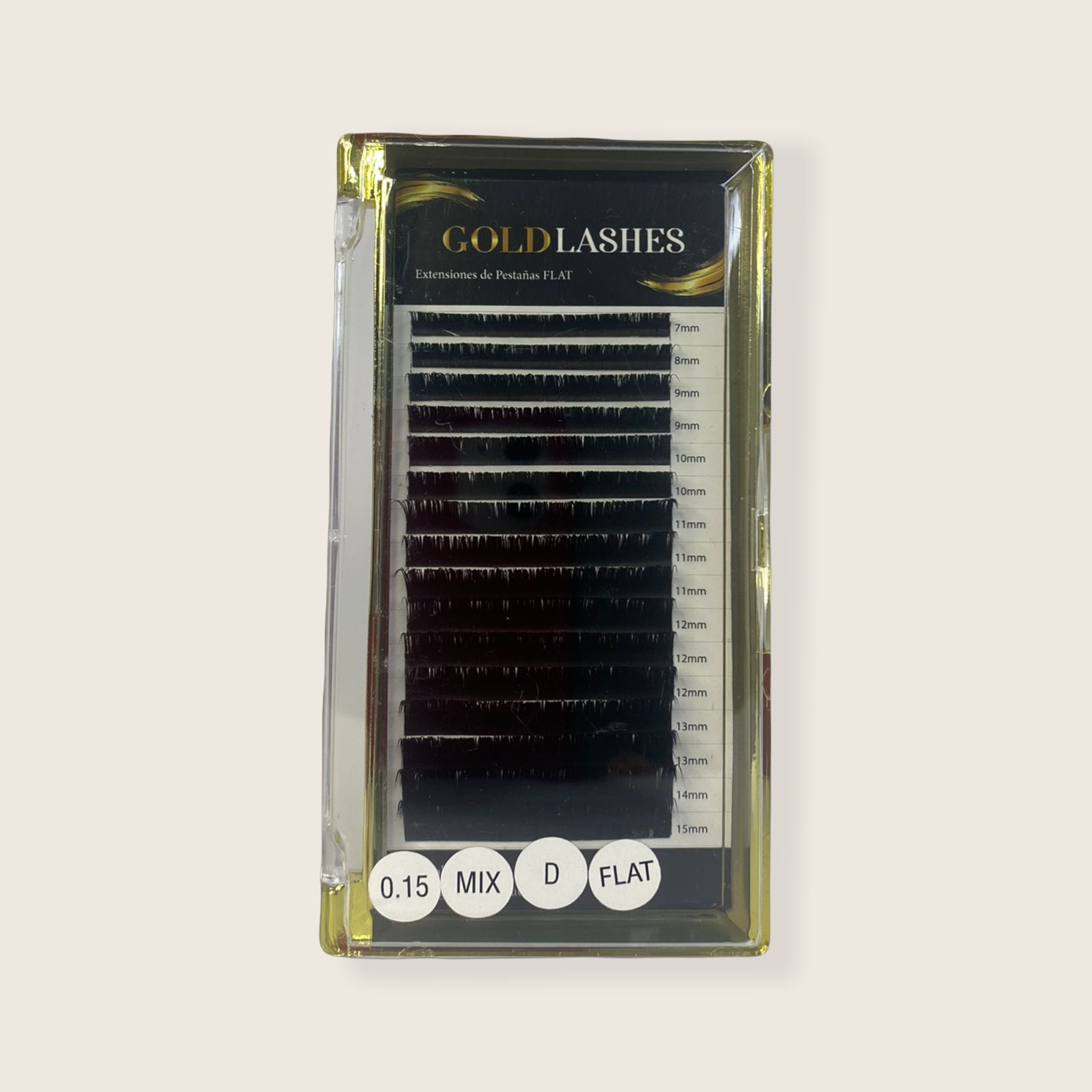 Blister Gold Lashes Flat MIX