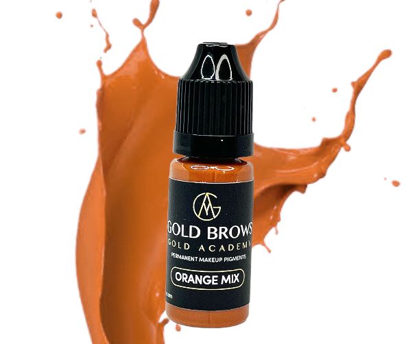 Pigmento Orange mix Gold brows