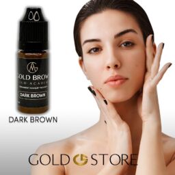 Pigmento Dark Brown Gold brows