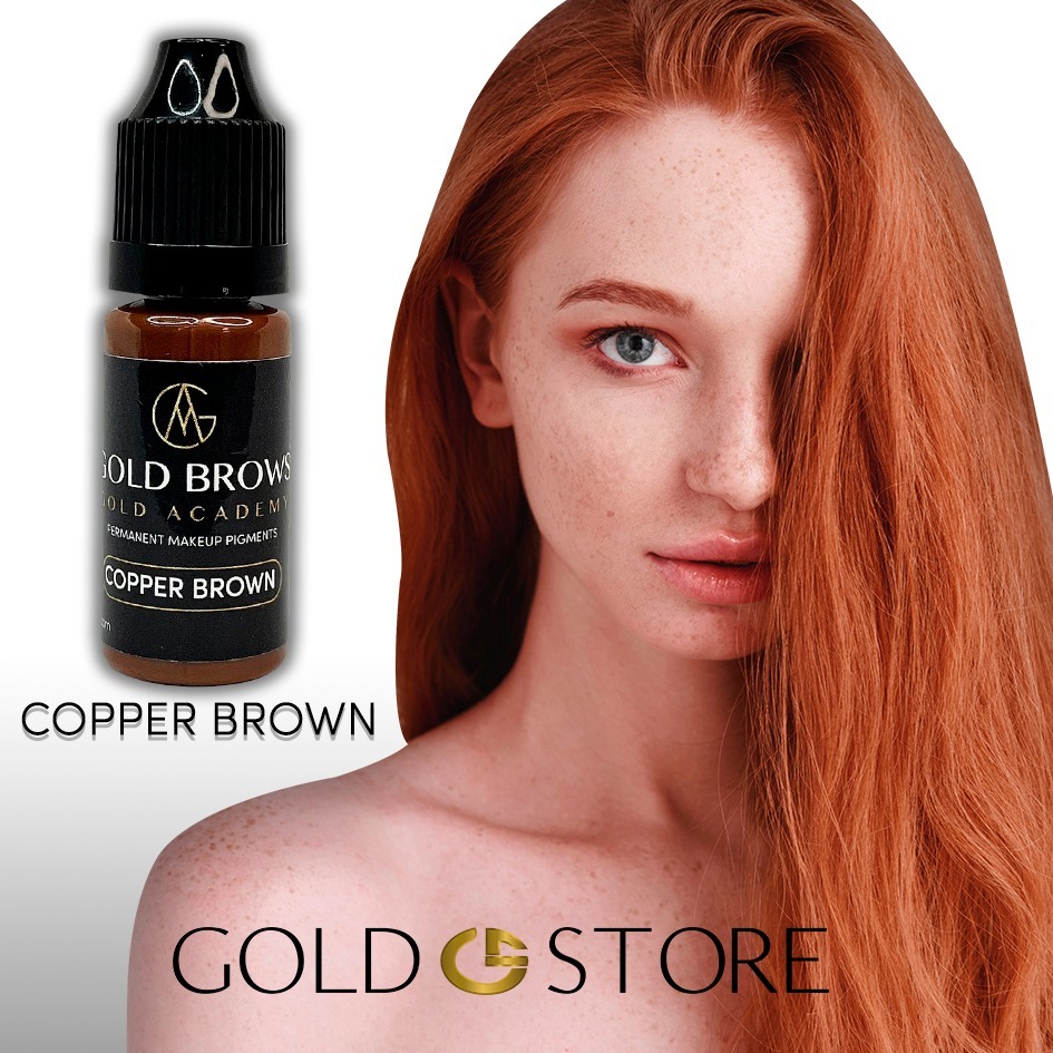 Pigmento Copper Brown Gold brows